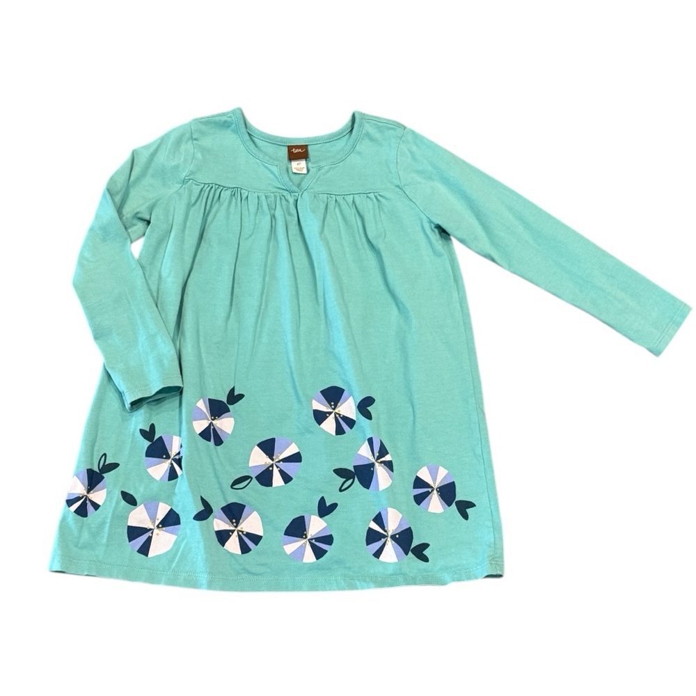 Tea Collection turquoise blueberry dress